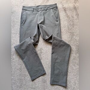 Mens Lululemon Commission Trousers 5 Pocket Pant Warpstreme Size 31x32 Slim Fit